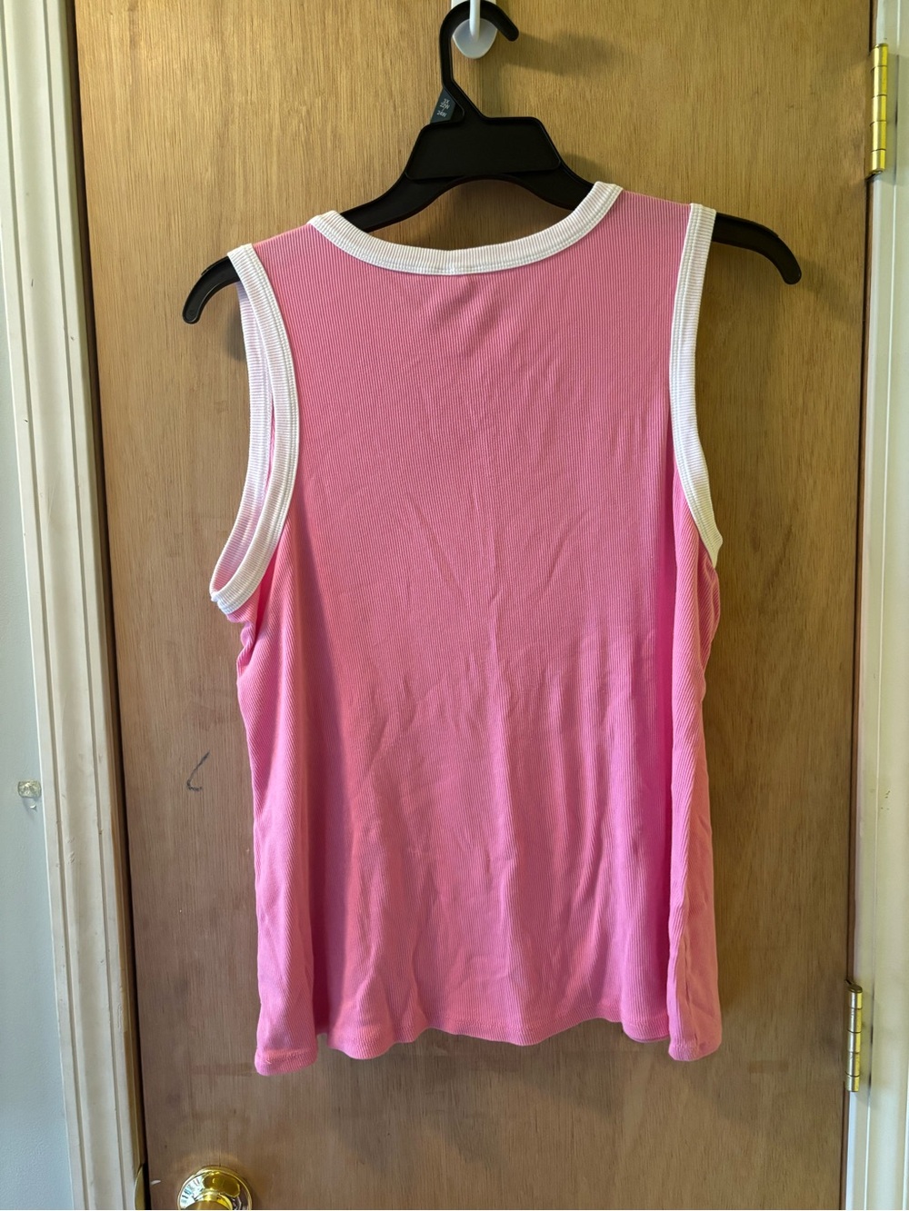 Cato Classics Pink Ribbed Ringer Tank Top - Picture 3 of 3